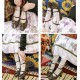 Iris Corolla Frame Square Toe Shoes(Reservation/5 Colours/Full Payment Without Shipping)